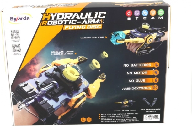 Hydraulic Robotic Arm – Educational Kit with 106 Parts