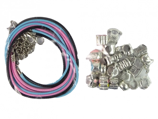 Jewelry Making Set with Beads and Bracelets