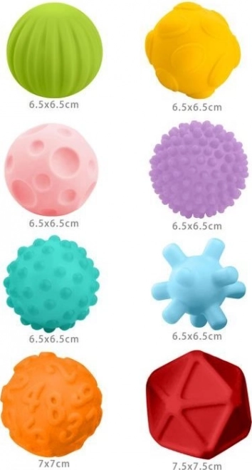 Ballons sensoriels pour les tout-petits ensemble de 8 pièces