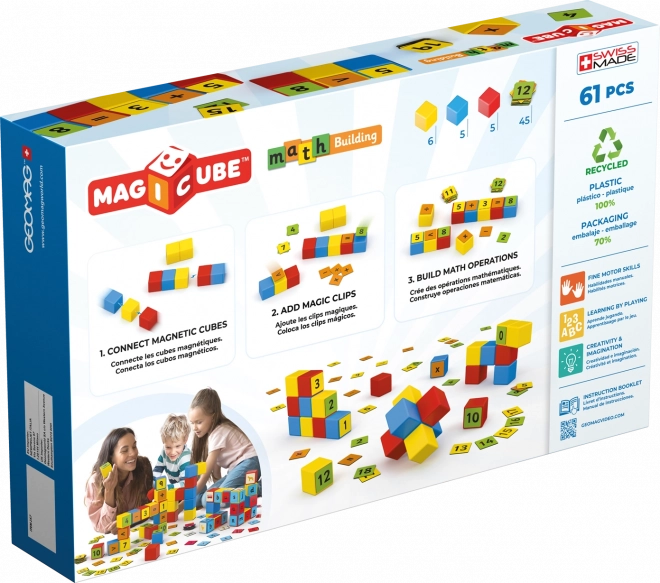 Geomag Magnetic Cubes Math Set