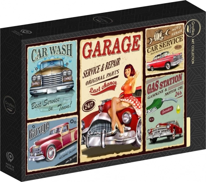 Grafika puzzel retro auto's 500 stukjes