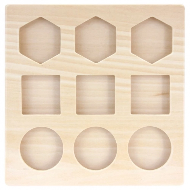 Bino Houten puzzel geometrische vormen
