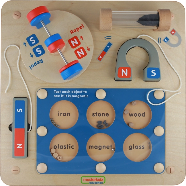 Tableau mural magnétique éducatif MASTERKIDZ – panneau Montessori