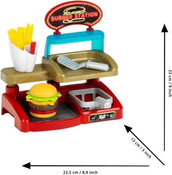 Burger shop – creatieve speelset met hamburger en frietjes