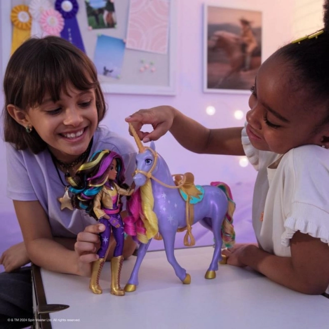 UNICORN ACADEMIE LICHTGEVENDE EENHOORN WILDSTAR MET POP SOPHIA 24cm