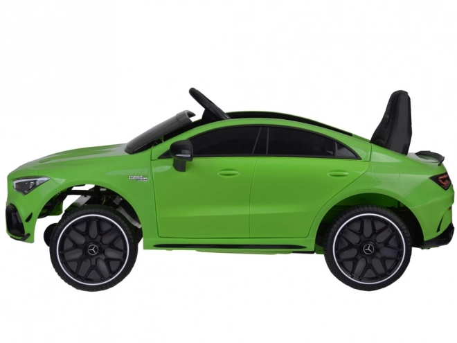 Elektrisches Kinderauto Mercedes AMG CLA 45s mit Schaukelerlebnis – Grün