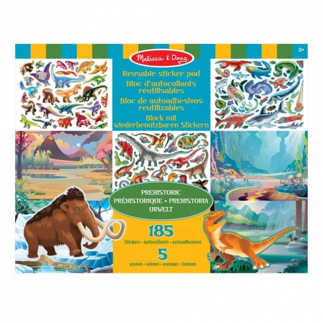 Melissa & Doug prähistorische wiederverwendbare Aufkleberwelt