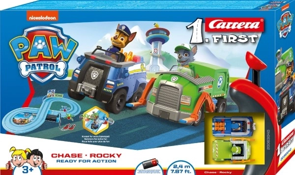 Autoracebaan Carrera First Paw Patrol op batterijen - 2,4 m