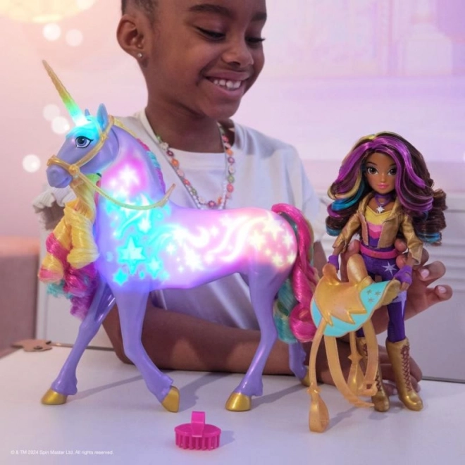 UNICORN ACADEMIE LICHTGEVENDE EENHOORN WILDSTAR MET POP SOPHIA 24cm