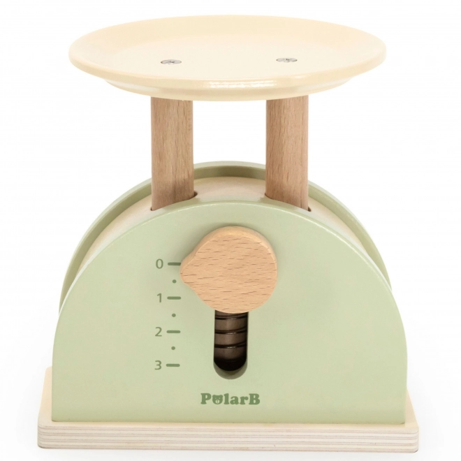 POLARB wooden kitchen scale for children