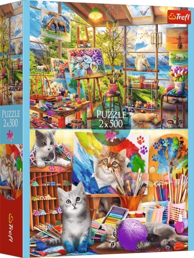 Puzzle 2×500 – The Art of Painting