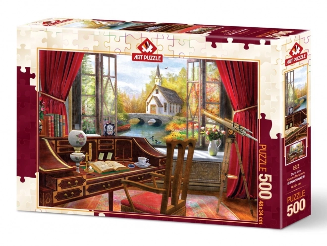 ART PUZZLE Puzzle – View from the Study, 500 Pieces