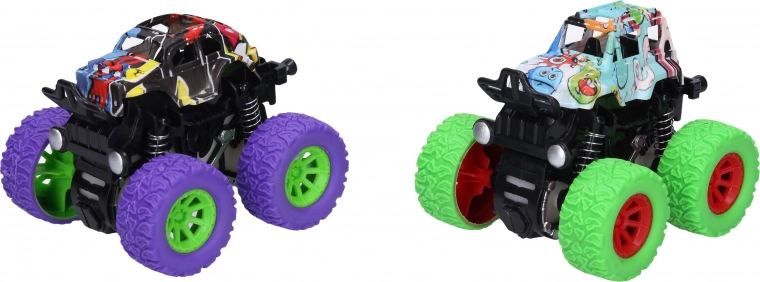 Grote offroad-wielen en hoge bodemvrijheid