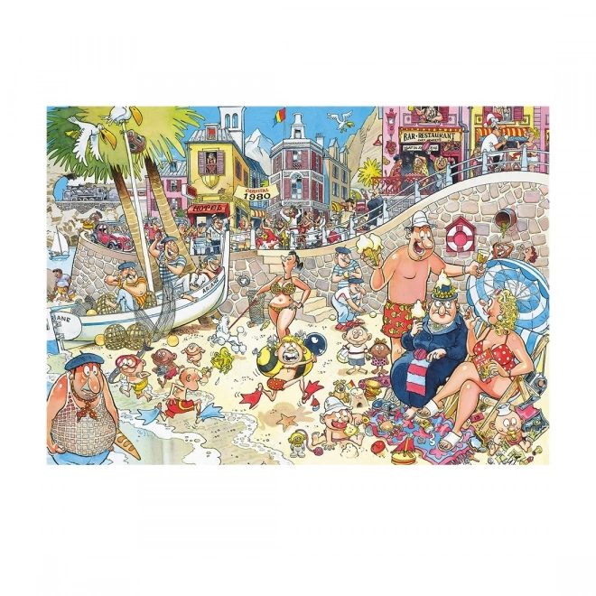 Puzzel 1000 stukjes Wasgij Vakantieseizoen