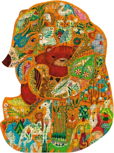 Konturenpuzzle Bär 350 Teile
