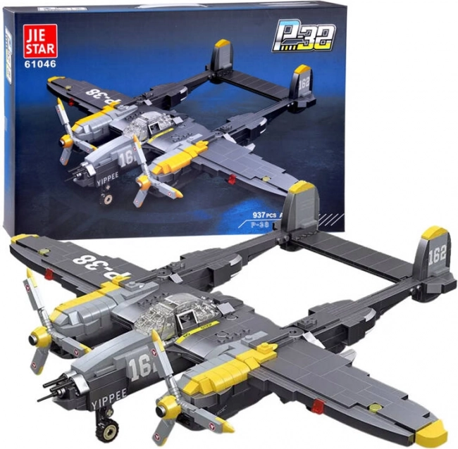 Technical Model Kit - Fighter Plane P-38 Lightning