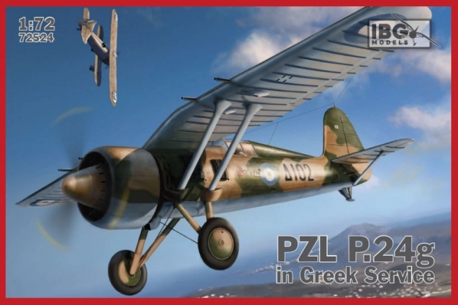 Plastic model PZL P.24g in dienst van de Griekse luchtmacht