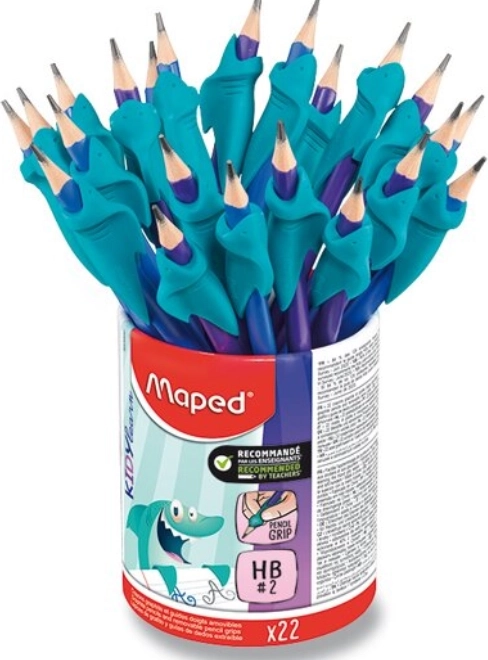 Graphite Pencil for Children with Grip Maped Kidy Learn
