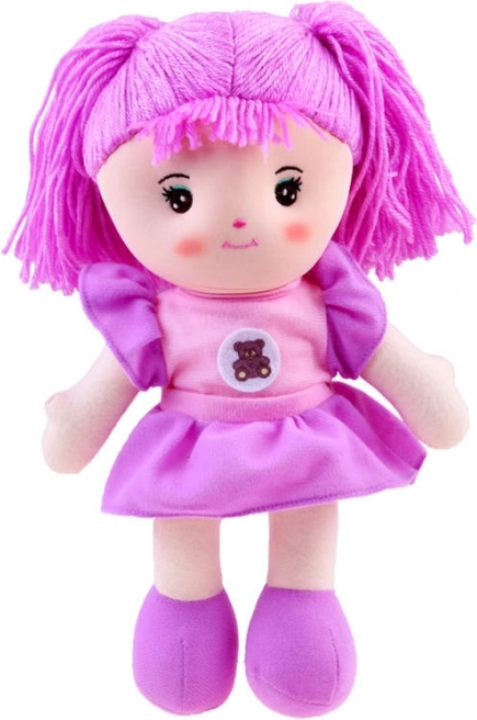 Katoenen pop Zuzia 33 cm – Lavendel
