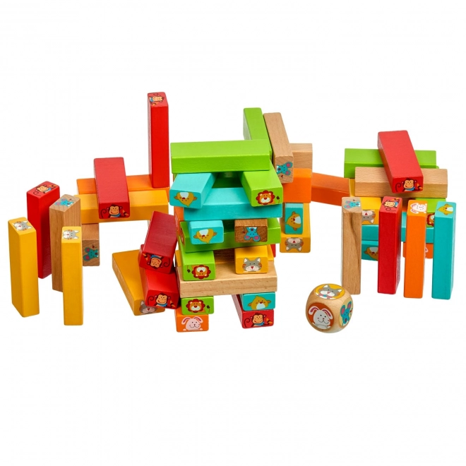 Lucy & Leo „Devine qui“ - jeu en bois pour enfants Jenga