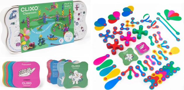 Clixo Classroom - Magnetic Construction Set 100 pcs