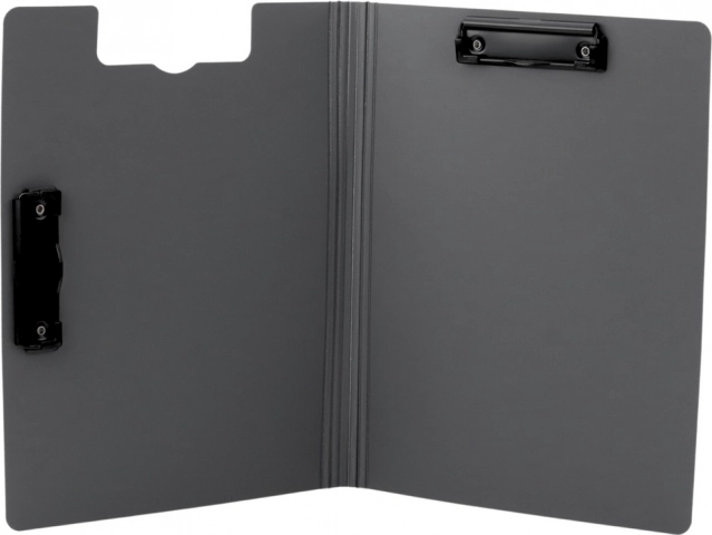 Porte-bloc A4 bleu avec deux pinces