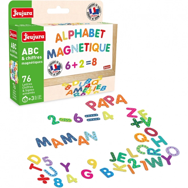 Jeujura Gedessineerde Magnetische Letters 76 stuks