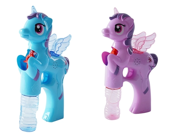 Seifenblasen Einhorn mit Licht