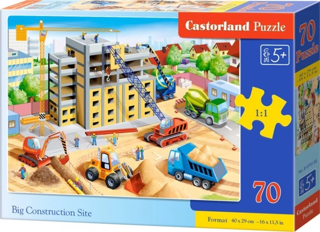 Puzzle Große Baustelle 70 Teile