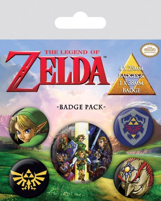 The Legend of Zelda Badge Set (5 pcs)