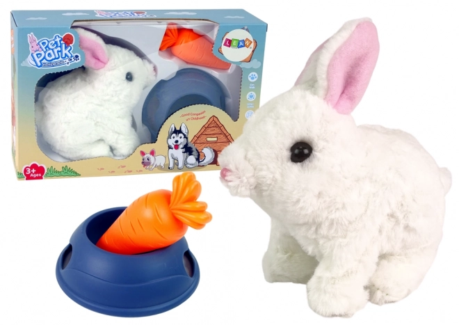 Interactief konijntje Bunny Rabbit Witte Wortel Kommascotte