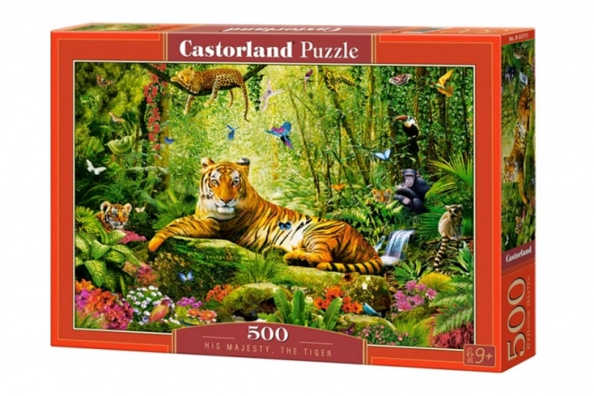 Puzzle 500 Teile Seine Majestät der Tiger