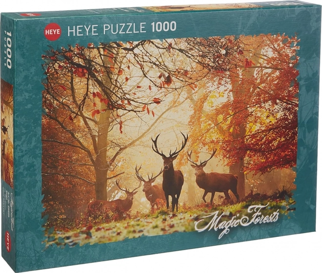 Puzzel HEYE Betoverde Bossen: Herten 1000 stukjes