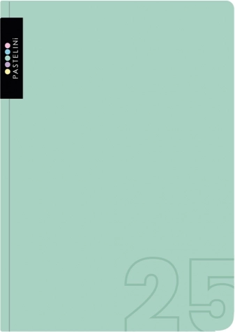 weekly diary A5 2025 Pastelini green