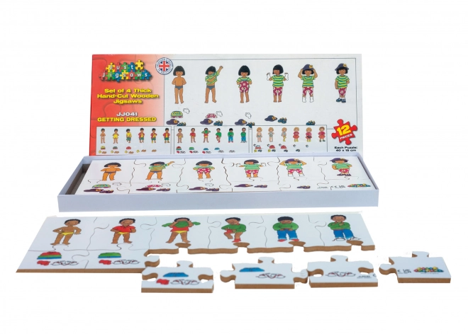 Just Jigsaws Aankleden - houten puzzel voor kinderen
