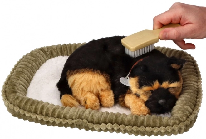 Chiot respirant Berger allemand – peluche réaliste