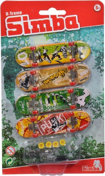 Mini skateboard set X-Treme 4 pieces