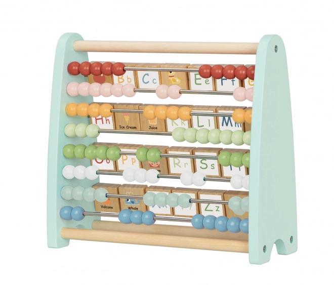 Houten educatieve telraam en alfabet Tooky Toy