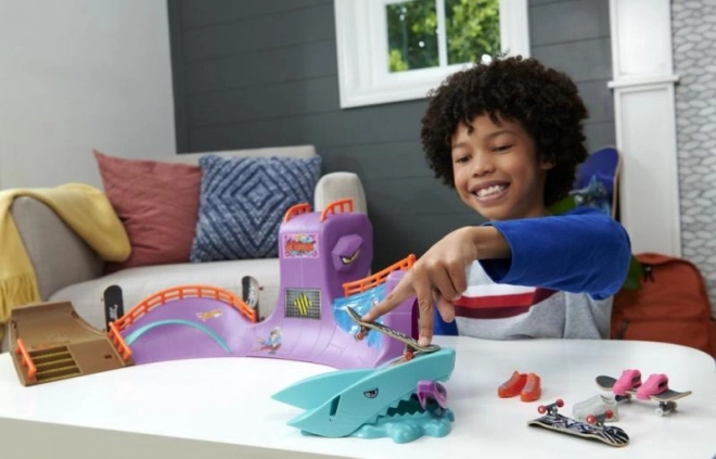 Hot Wheels Skate Octopark met fingerboard en schoenen