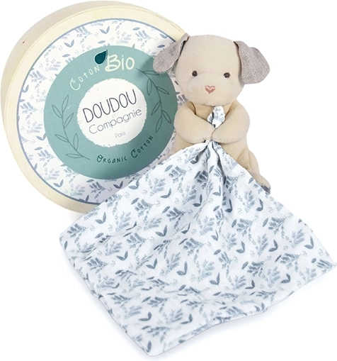 Gift Set - Plush Puppy with Organic Cotton Blanket
