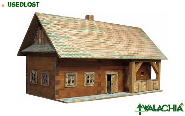 Holz-Klebemodellbausatz Walachia - Gehöft