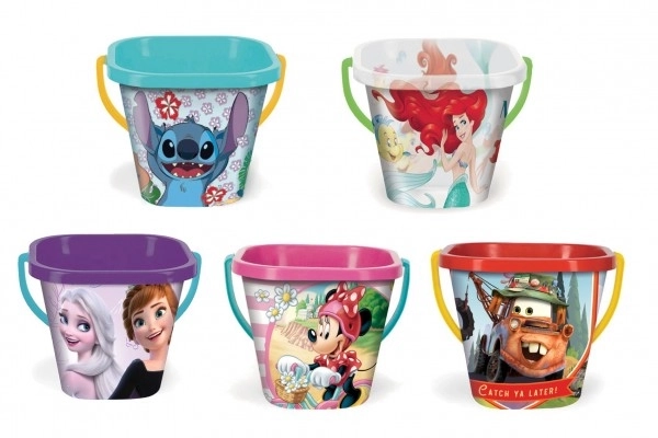 Vierkante Disney-emmer 2L plastic gemengde soorten 19x17cm Wader