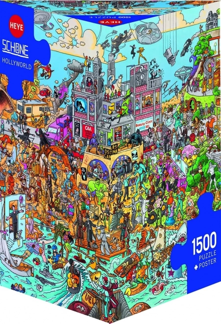 Puzzel 1500 stukjes Hollyworld