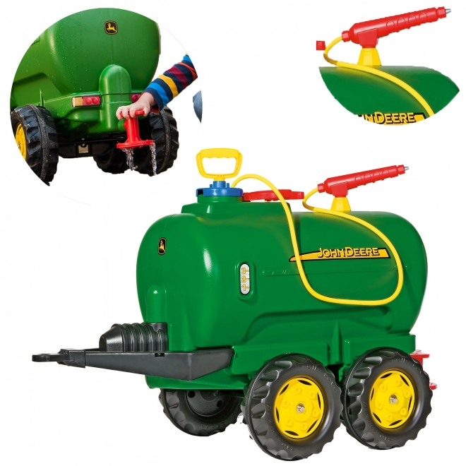 Cisterna John Deere voor kinderen met een pompje