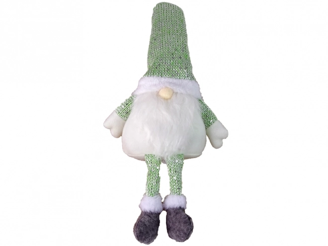 Verlichtende kerstkabouter 40 cm groen
