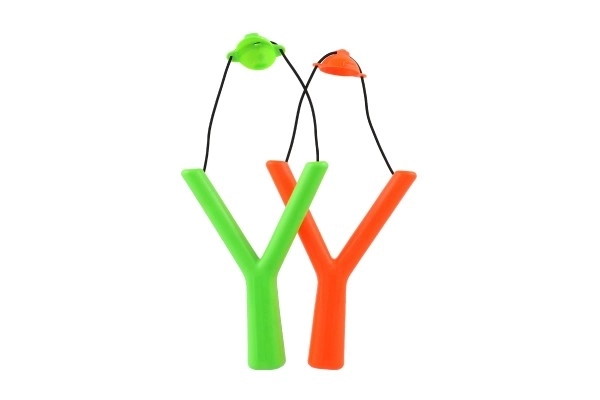 Lance-pierre avec bombes à eau/ballons 36 pcs plastique 14x19cm 2 couleurs dans un sac