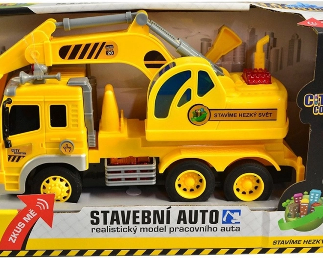 Auto bouw City Collection op batterijen met geluid en licht