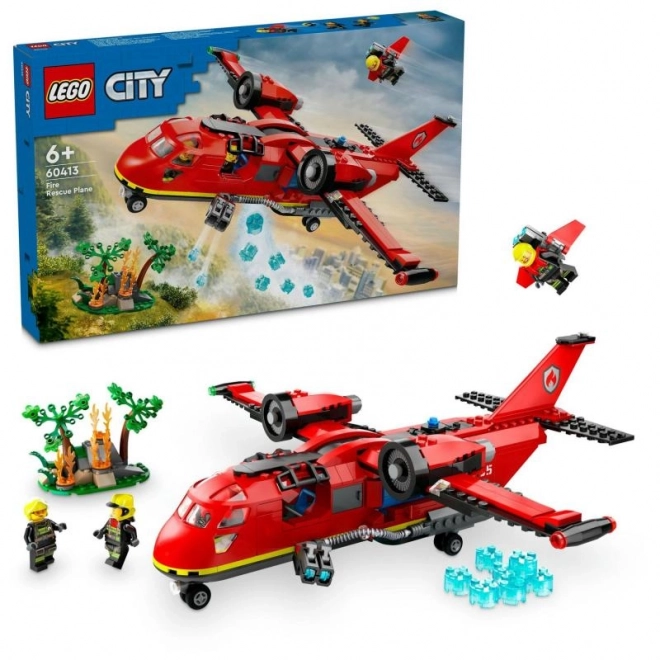 Lego City Rescue Firefighter Airplane