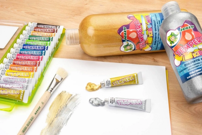 Jolly Tempera - 12 colors + silver and gold
