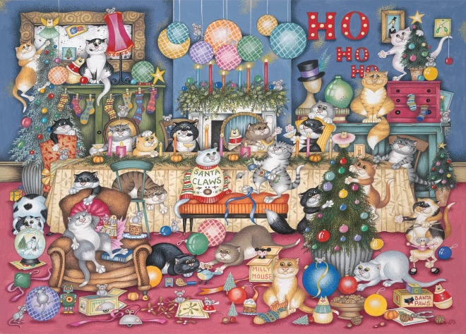 Puzzle Fêtes félines 1000 pièces